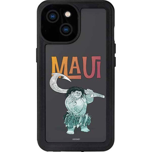 Disney Princess Moana Maui iPhone 15 Waterproof Case